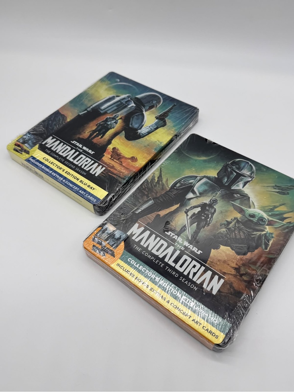 The Mandalorian Seasons 2 & 3 Steelbook Bundle 4K UHD Blu-ray Star Wars NEW